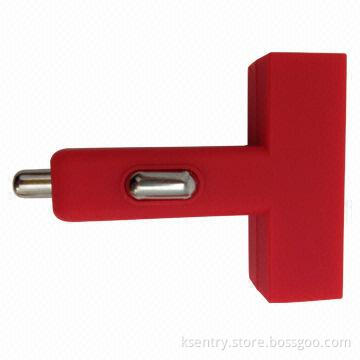 5V/2.1A Car Charger/Adapter for iPad, with 12 to 24V Input, CE, RoHS Marks